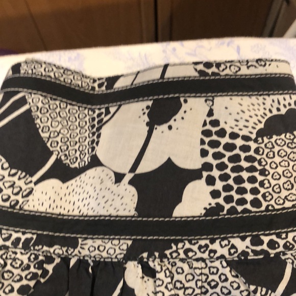 Modest ALine black/ white flour skirt ESPRIT, EU38/US8, 100%cotton - Picture 12 of 13